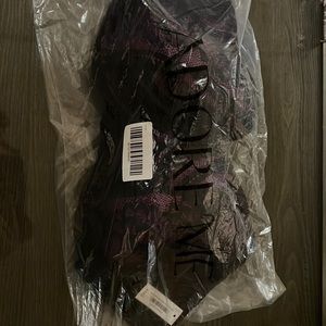New Black and Purple Lace Adore Me Bra